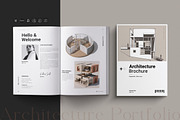 Architecture Portfolio Brochure, a Brochure Template by TemplateFolio-Shop (Thumbnail 1 of 13)