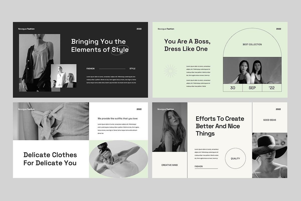 NOVOGUE - Powerpoint Template, a Presentation Template by rgbryand