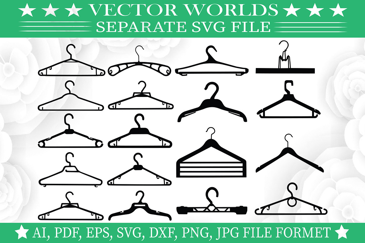 Clothes Hanger Svg, Hanger Svg, an Object Graphic by VectorWorlds (Photo 1 of 3)