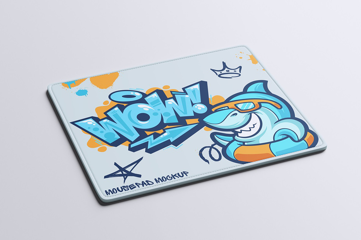 Mousepad Mockup, a Merchandise Mockup by Twins_studio (Photo 4 of 5)