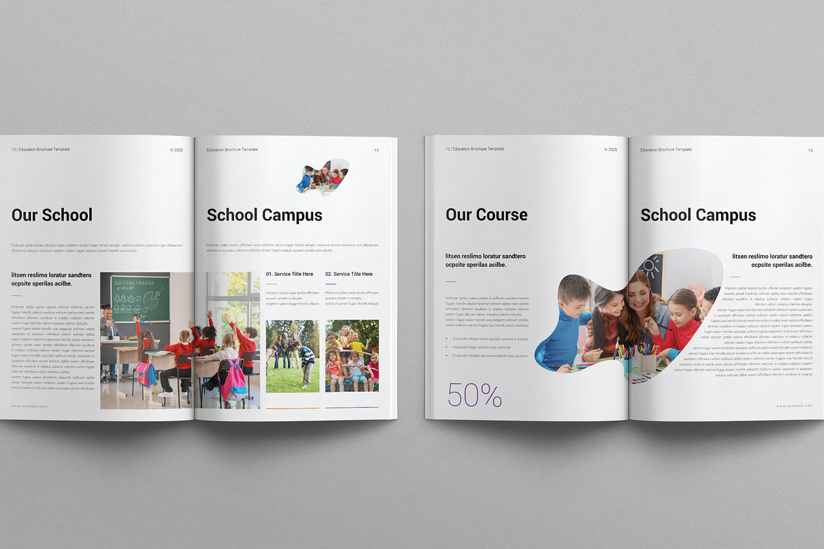 Education Brochure Template, a Brochure Template by E-Type (Photo 5 of 7)