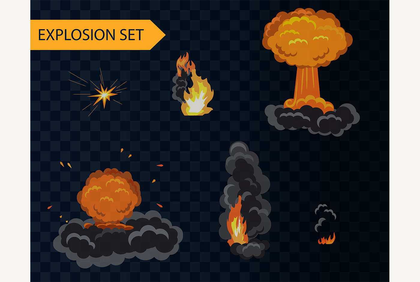 Explosion animation alpha background, a Background Graphic by Lemberg ...