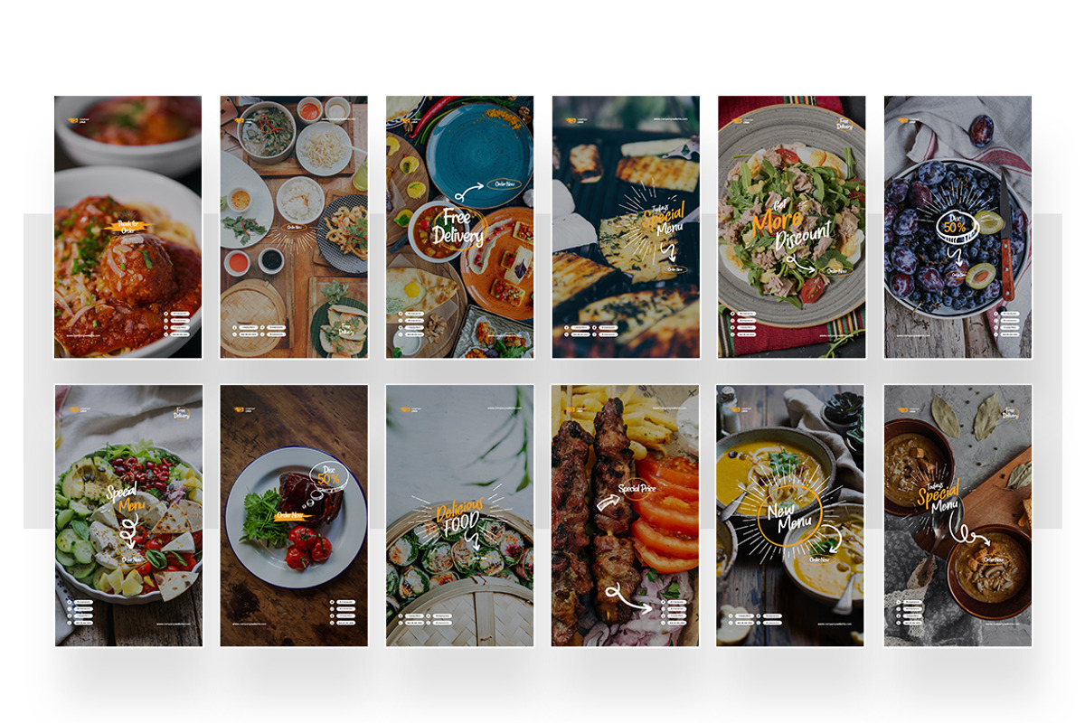 Restaurant Instagram Post and Story, a Social Media Template by peterdraw (Photo 4 of 6)