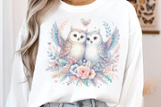 Romantic Bird Couples Clipart, an Illustration by SinaCreation (Thumbnail 5 of 11)