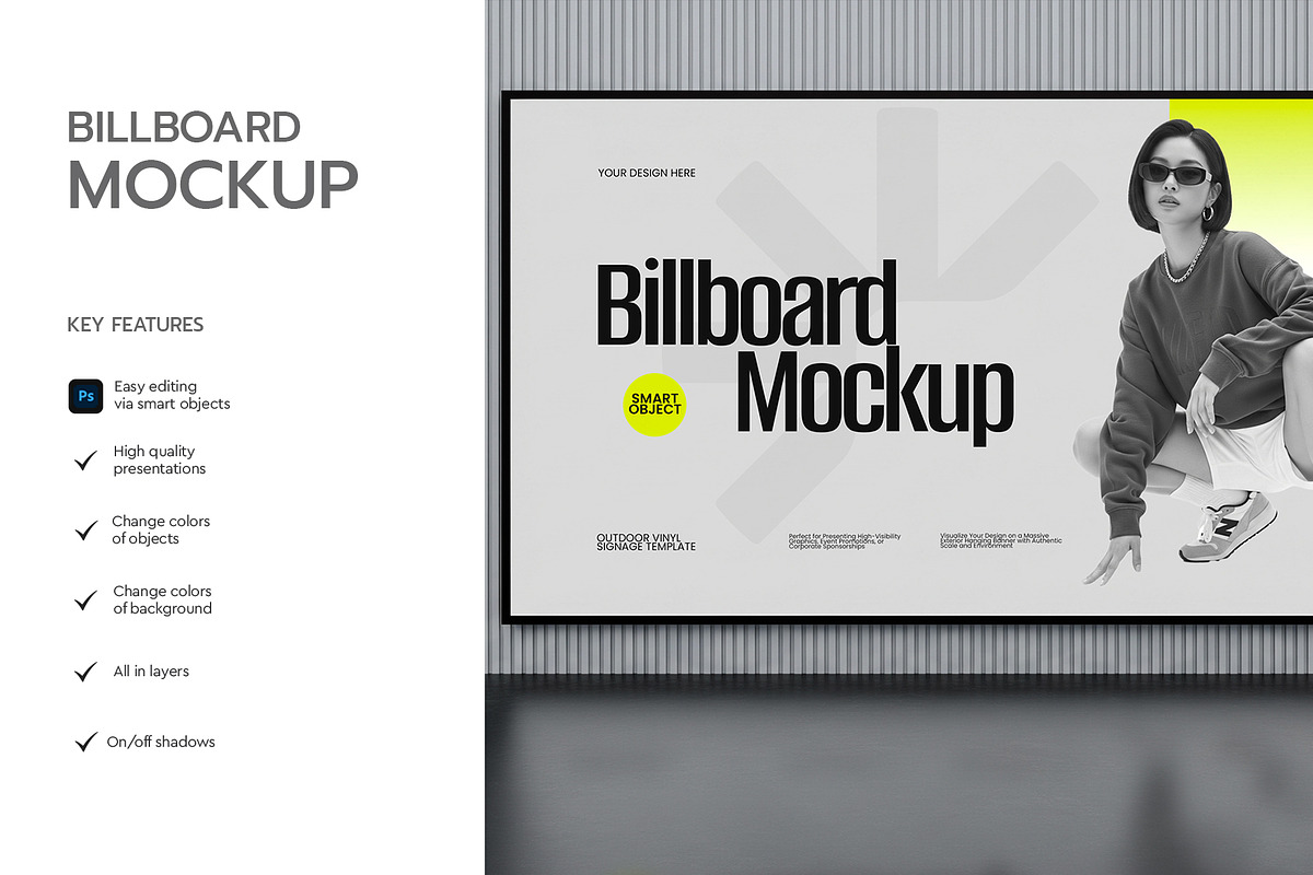Advertising Billboard Mockup, a Product Mockup by graphypix (Photo 2 of 4)