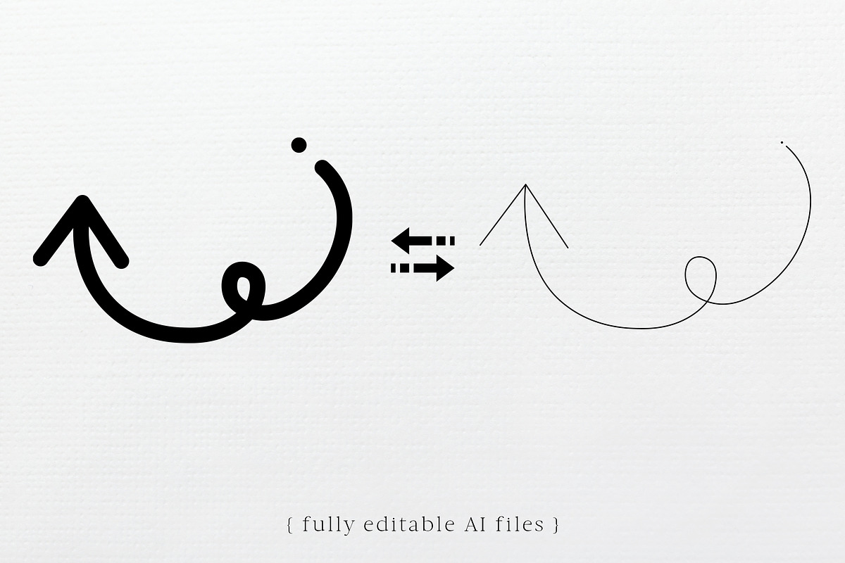 60 Arrows Line Icons, an Outline Icon by Ksenia Shmakova (Photo 3 of 3)