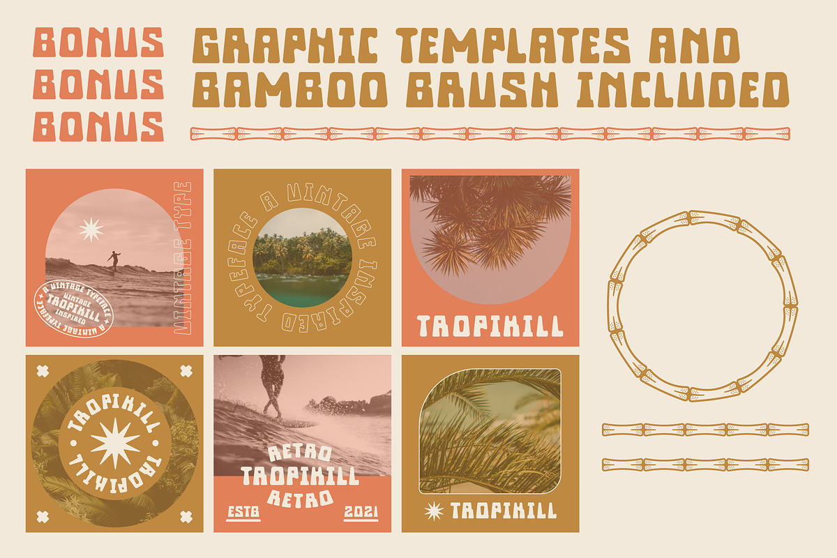 Tropikill Font Duo, a Font by NienowBrand (Photo 6 of 12)