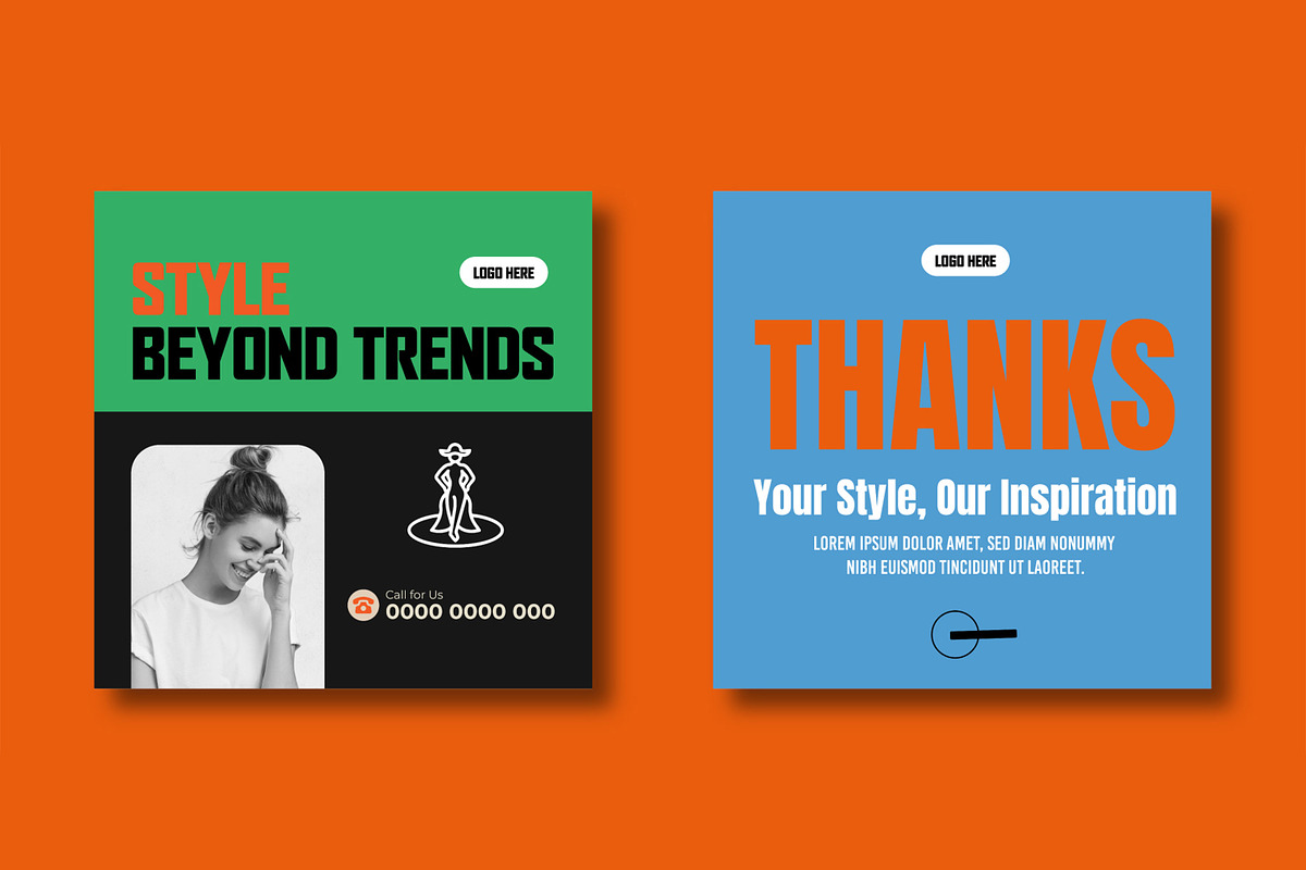 Fashion Social Media Post Set, a Social Media Template by MightyDesign (Photo 5 of 8)