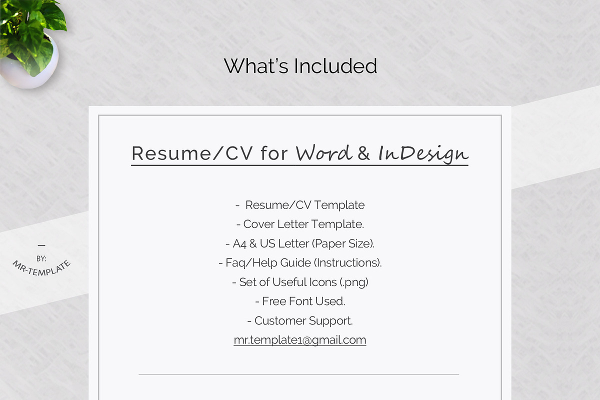 Resume/CV, a Resume Template by Mr-Template (Photo 5 of 5)