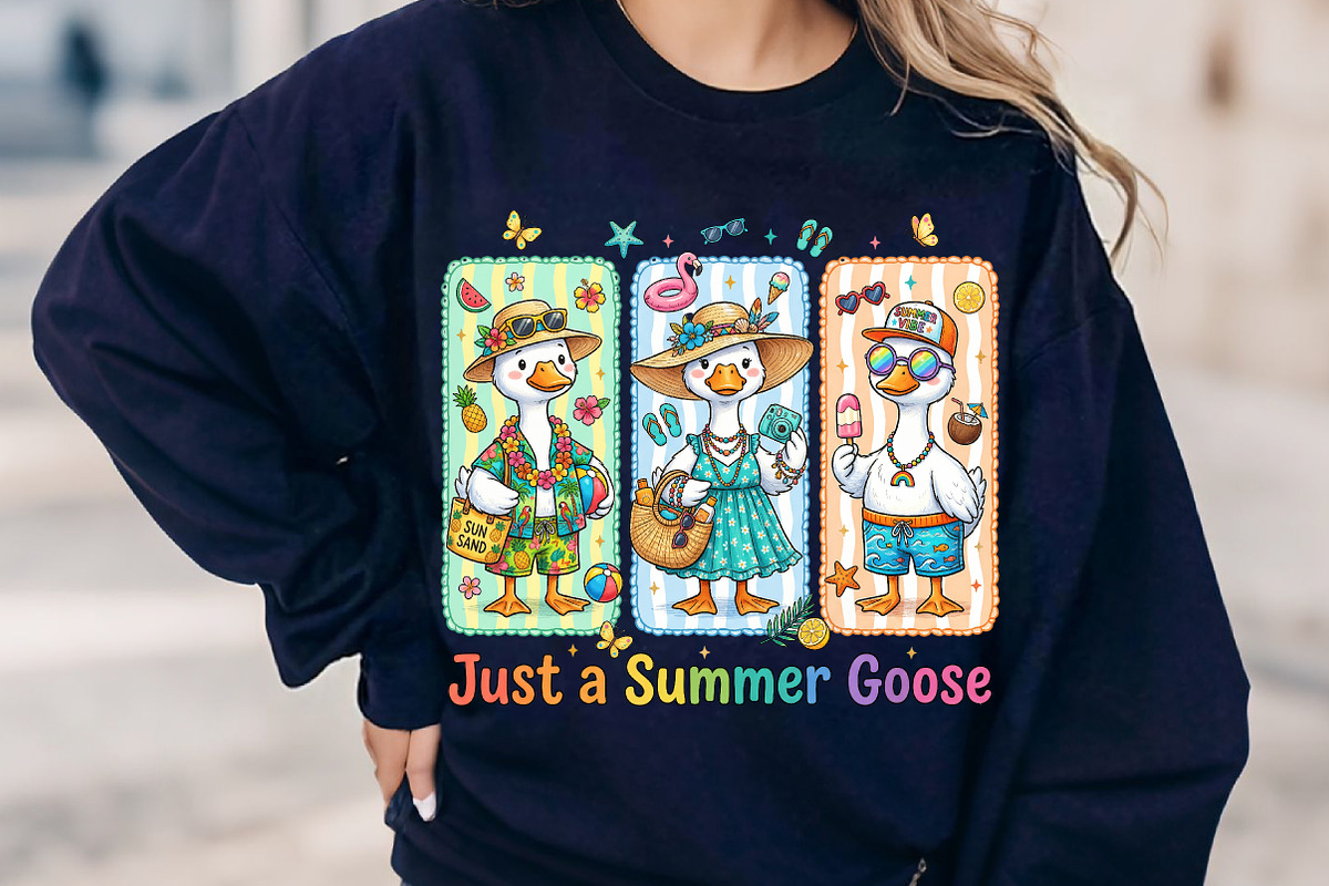 Just A Summer Goose Png, Summer Png, an Illustration by CreationArt (Photo 3 of 9)