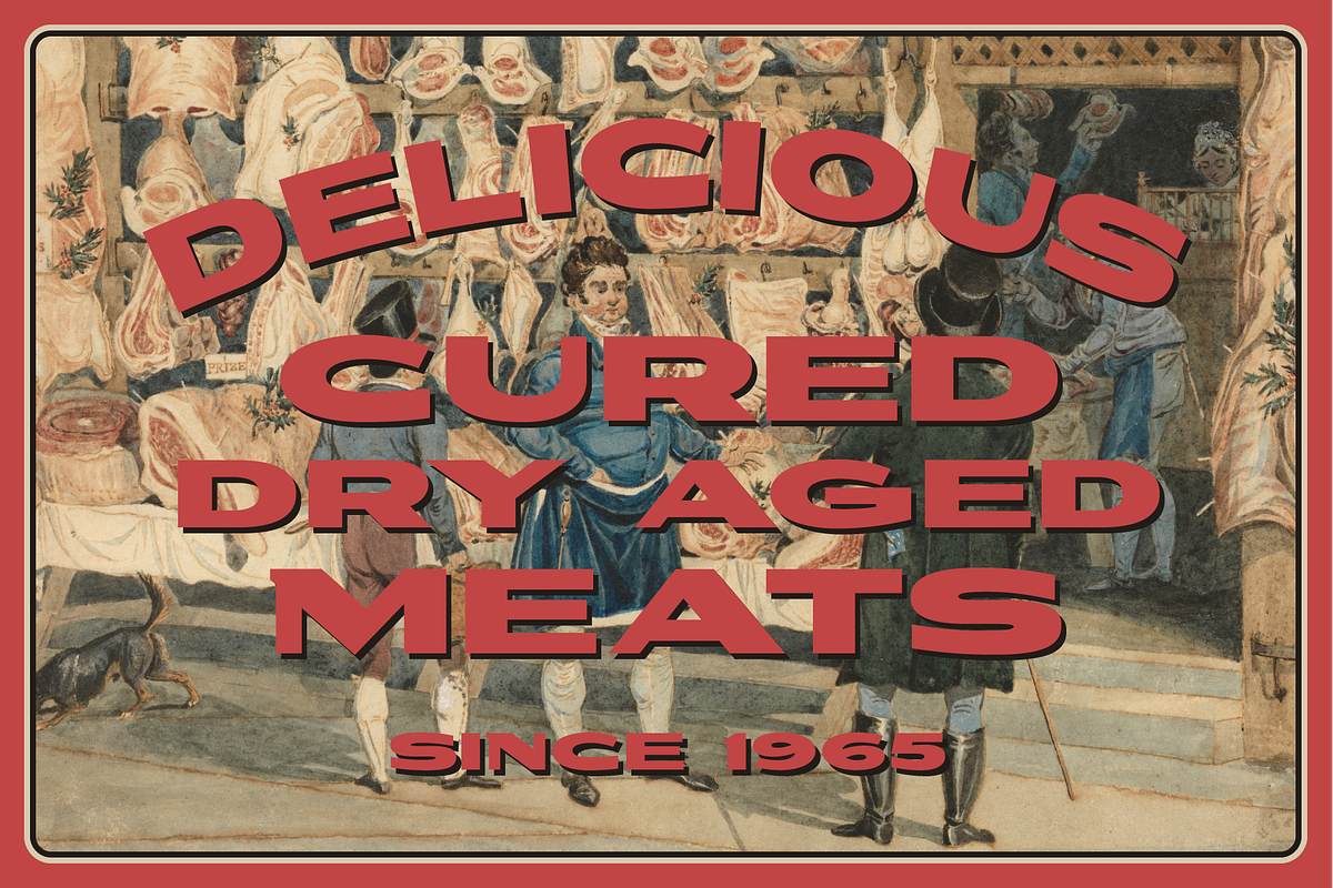 Provisions - Industrial Retro Font, a Sans Serif Font by Surplus Type Co (Photo 4 of 9)