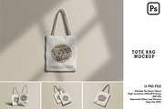 Tote Bag Mockup, a Product Mockup by mahremdesign (Thumbnail 1 of 11)