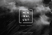 Minimalust Typeface - 2020 UPDATE, a Font by Wandery Supply (Thumbnail 3 of 16)
