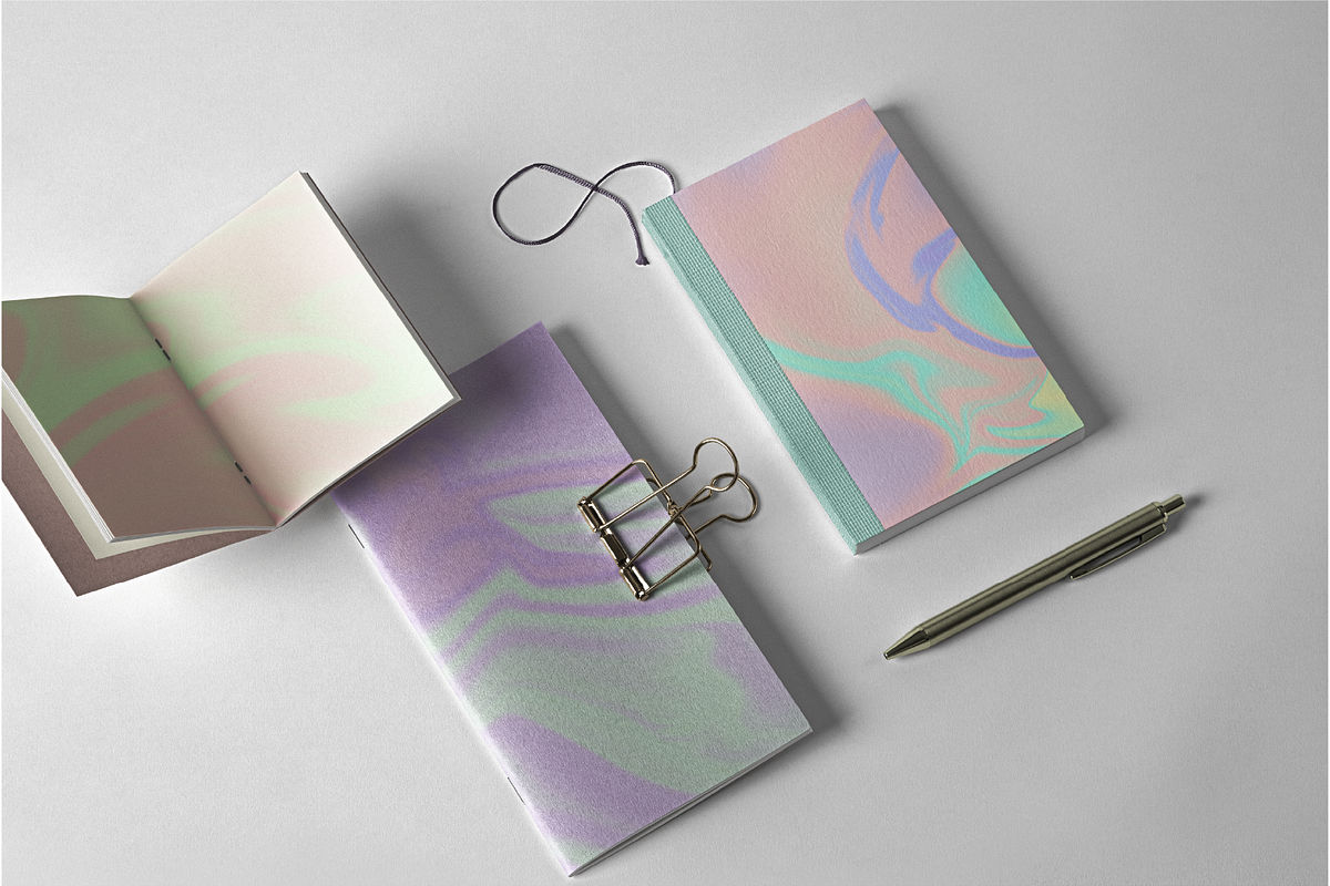 Pastel Holographic Backgrounds, a Texture Graphic by CL Creative Studio (Photo 6 of 7)