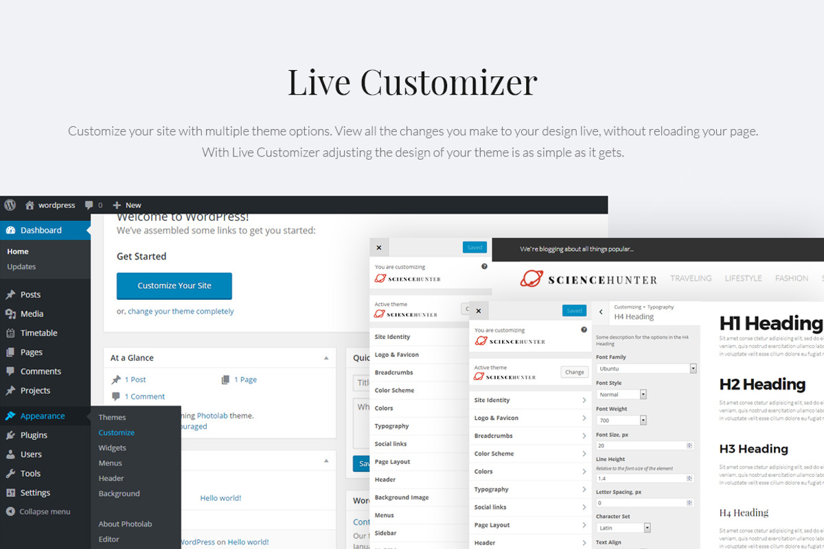 ScienceHunter - News Portal, a WordPress Template by Zemez (Photo 6 of 7)