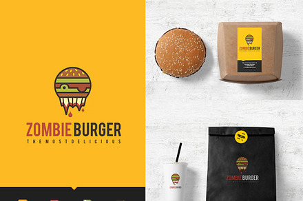 Logo Burger Food