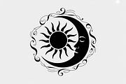 sun and moon surrounded by flowing, an Illustration by Amazin_art (Thumbnail 18 of 25)