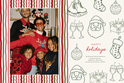 Christmas Frames Whimsy Set, a Seasonal Illustration by digital.incubator.yum (Thumbnail 6 of 18)