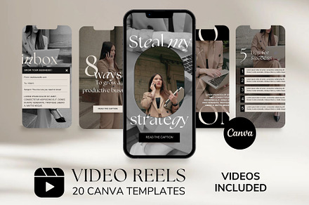 Engagement video reels boss babe, a Social Media Template by Studio Suvelle