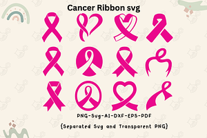 Breast Cancer Awareness Ribbon Svg