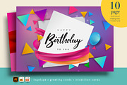 10 Pages Birthday Invitation Cards, an Invitation Template by OtpirusGraphic (Thumbnail 5 of 6)
