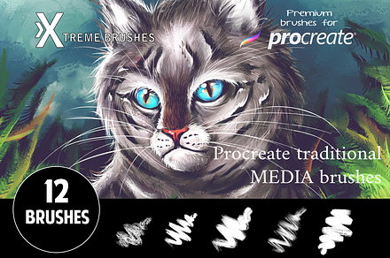 Procreate Traditional Media Brushes