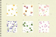 Watercolor flowers, a Pattern Graphic by NKTN (Thumbnail 3 of 15)