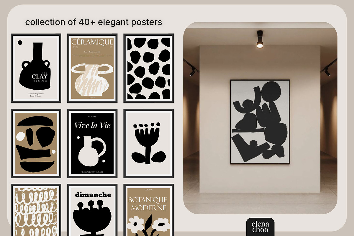 La Forme - Elegant Poster Collection, an Object Graphic by Elena Choo (Photo 2 of 9)