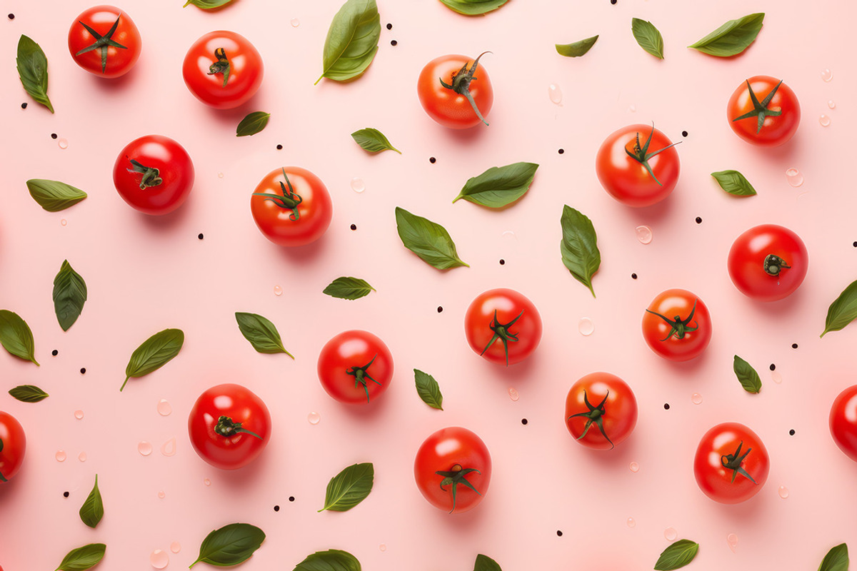 Tomato Patterns. 47 images, a Food Illustration by Handmadefont (Photo 7 of 11)