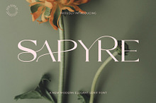 Sapyre - New Modern Elegant Serif