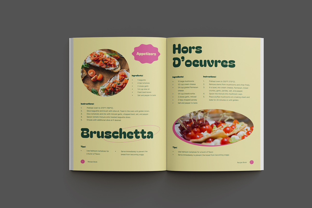 Gourmet Recipes Book preview 5