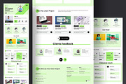 Personal Portfolio Website Layout, a Landing Page Template by Spark_Creative (Thumbnail 2 of 5)