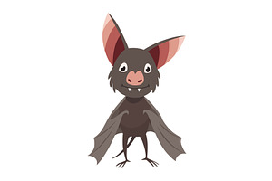 Bat. Concept cartoon bat. Vector, an Animal Illustration by the8monkey