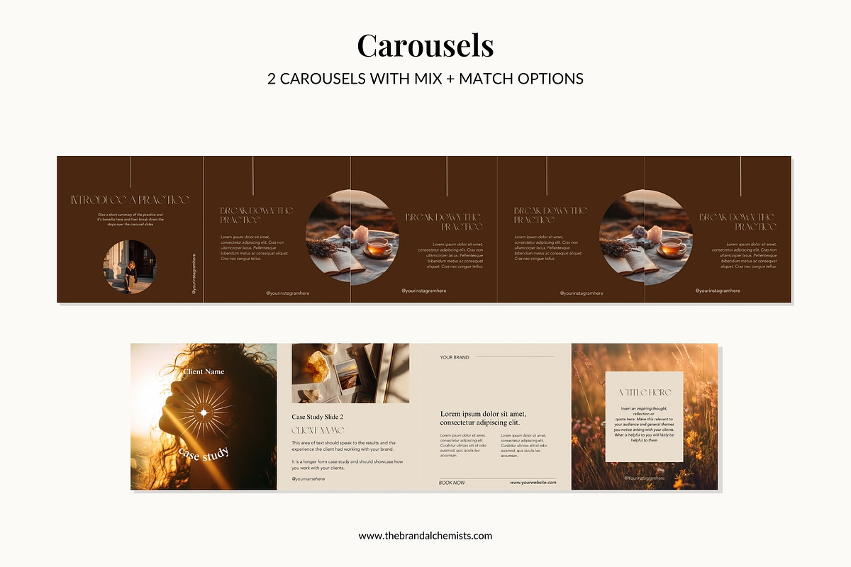 Golden Hour Instagram Templates, a Social Media Template by The Brand Alchemists (Photo 7 of 13)