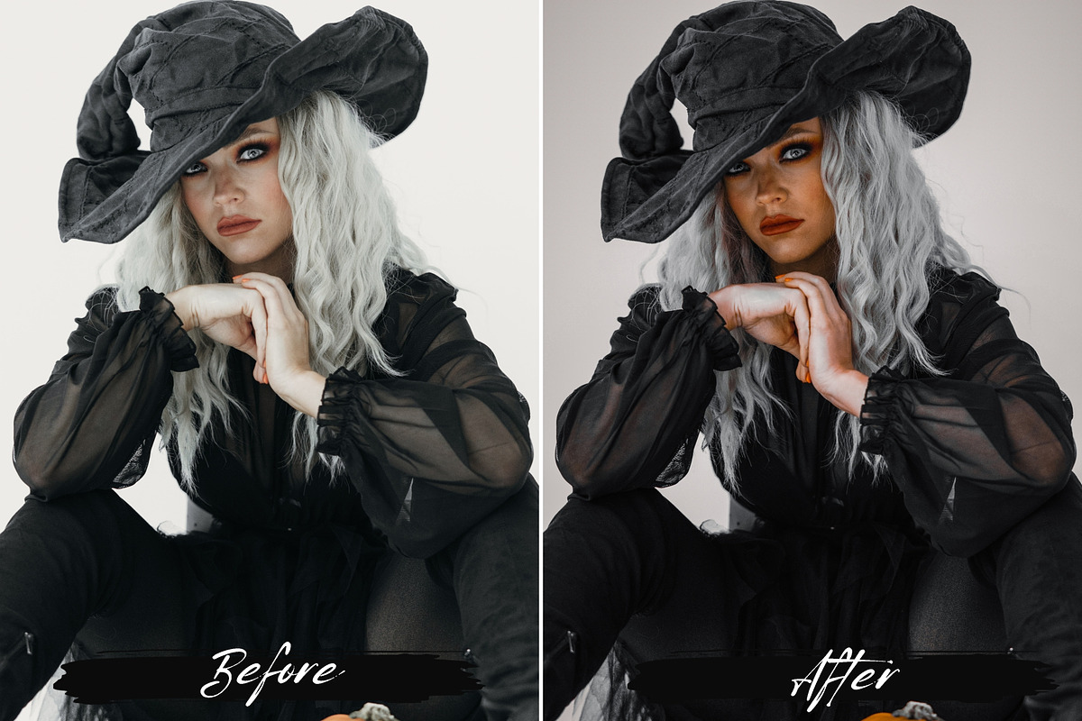 10 Halloween Lightroom Presets, a Preset Add-On by MEPRESETS (Photo 6 of 8)
