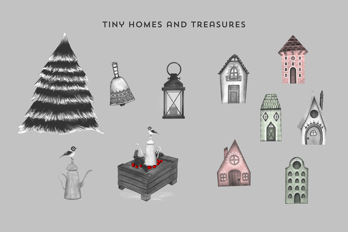 Winter Tales Collection, a Seasonal Illustration by StudioLapis (Photo 7 of 10)