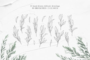 Olive Branches & Botanical Patterns, a Decorative Illustration by Pigment Café (Thumbnail 4 of 10)