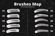 101 Photoshop Paint Stroke Brushes preview 5