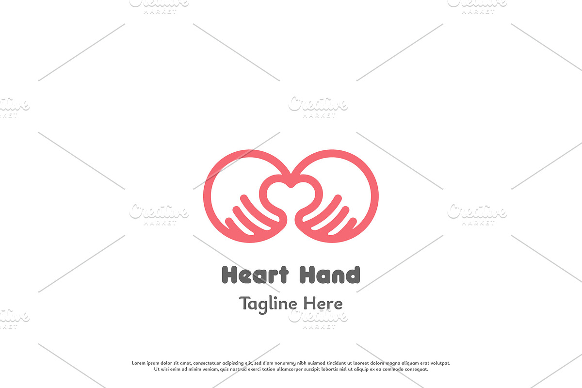 Hand Help Support Logo Design Icon, a Branding & Logo Template by Morvana Crew
