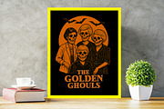 The Golden Ghouls PNG, an Illustration by Craft Nest (Thumbnail 5 of 6)