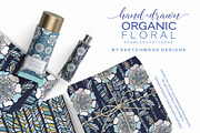 Organic Floral Seamless Patterns, a Pattern Graphic by Sketchbook Designs (Thumbnail 3 of 10)