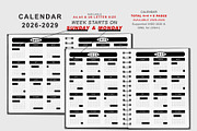 2026 Monday & Sunday Start Planner, a Stationery Template by MNT-Creator (Thumbnail 4 of 10)