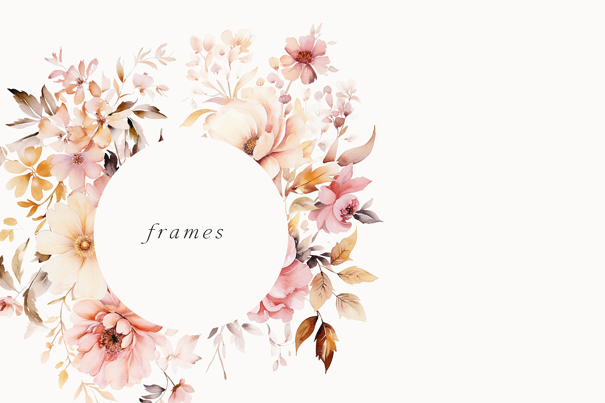 Watercolor Floral Bundle (45 in 1), a Decorative Illustration by Lana Elanor (Photo 139 of 180)