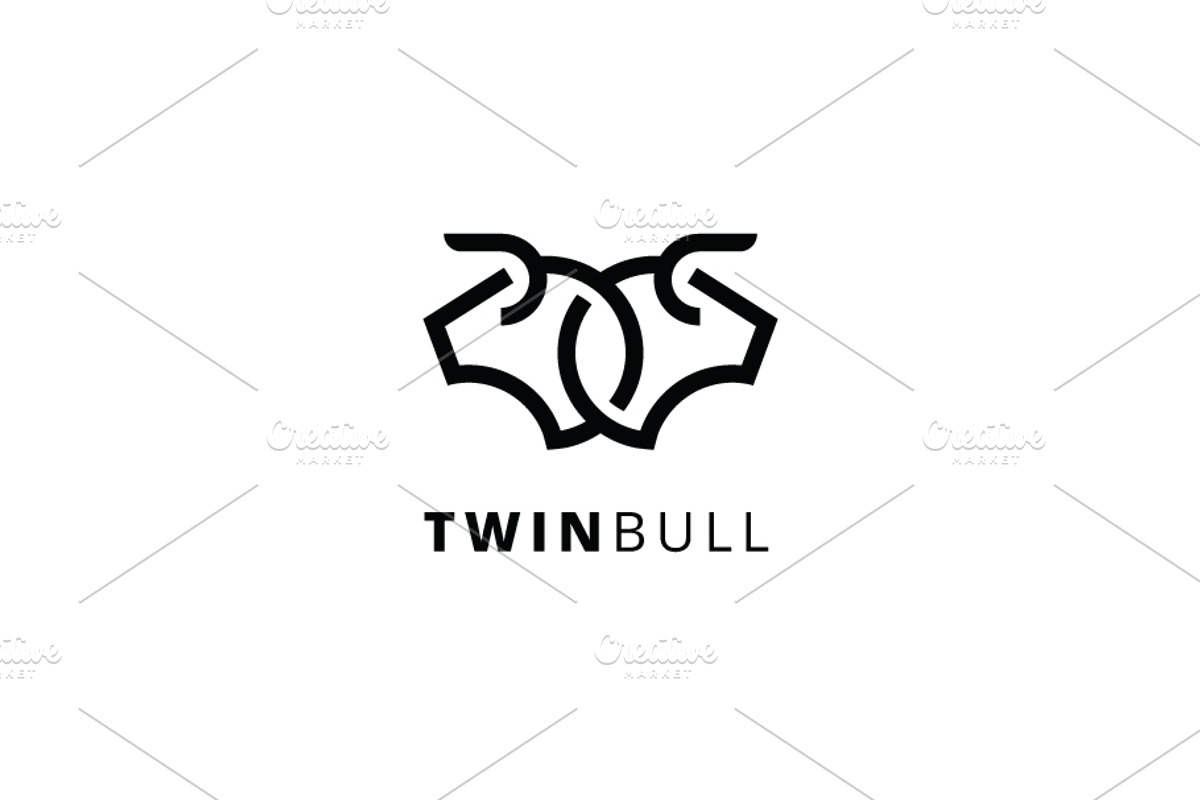 Twin Bull Logo, a Branding & Logo Template by Brahmma (Photo 3 of 3)