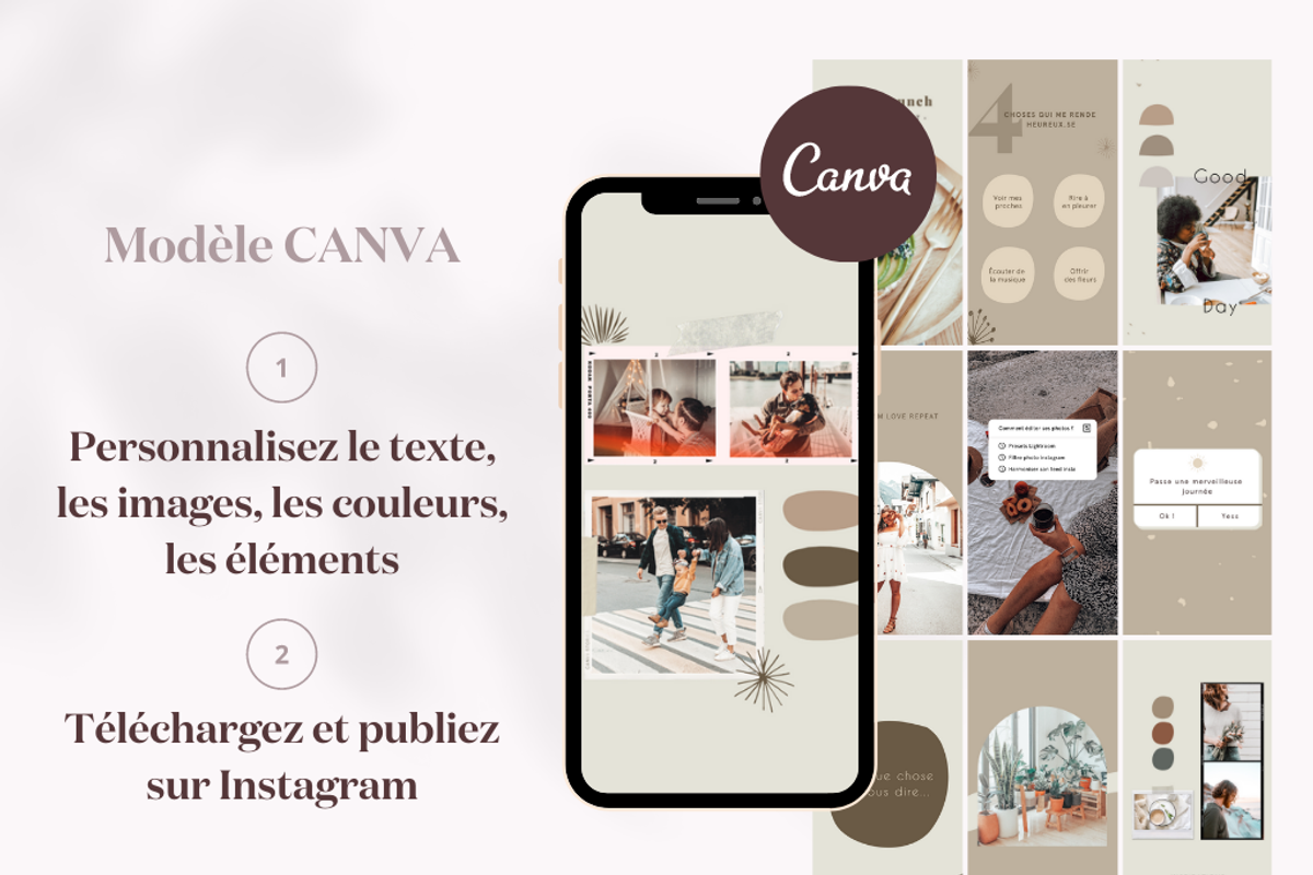 15 Instagram Stories Templates Canva, a Social Media Template by creative-kits (Photo 4 of 6)