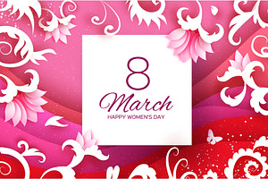 8 March Greetings card