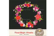 Floral Wedding Wreaths, an Illustration by JennyL Designs (Thumbnail 3 of 7)