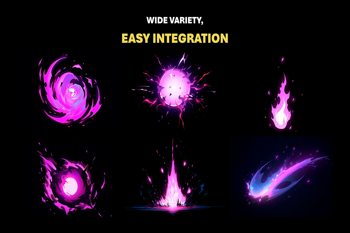 Stylized Dark Magic Overlay Effects, an Object Graphic by Mikel Blazgad (Photo 3 of 9)