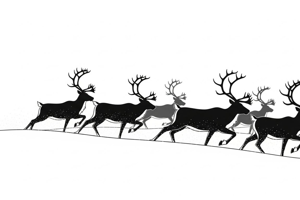 Winter Snow Silhouettes feature, an Illustration by Amazin_art (Photo 36 of 42)