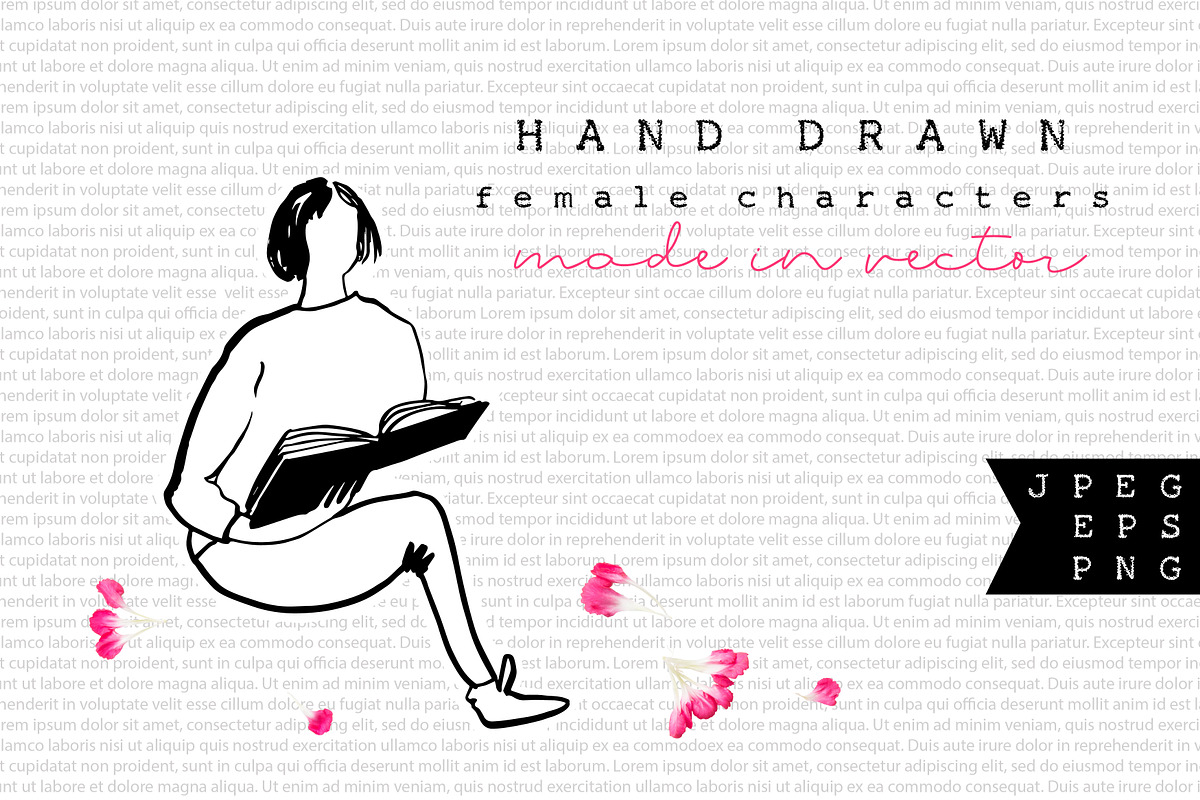 9 Ink Vectror Girls, a Graphic by Olga Bonitas (Photo 2 of 5)